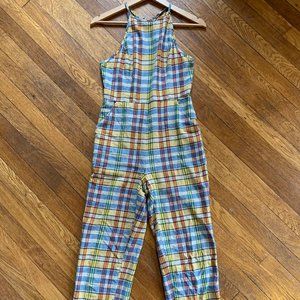 Plaid Urban Outfitters Jumpsuit